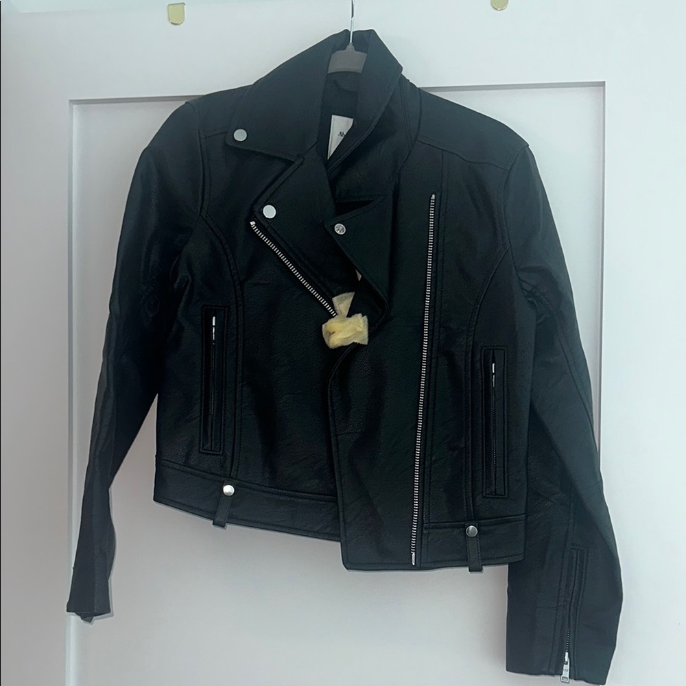 Abercrombie Black Leather Jacket